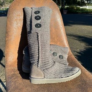 UGG Australia Women's Gray Size 6 Genuine Sheepskin Lined